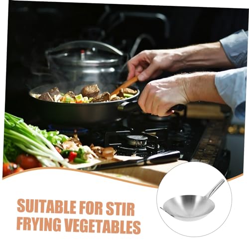 Wok de acero inoxidable antiadherente BESPORTBLE miniatura 6