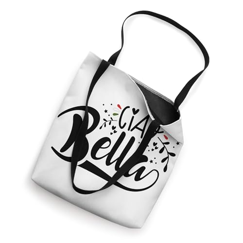 Bolso tipo tote con frase en italiano de Ciao Bella Italy miniatura 2