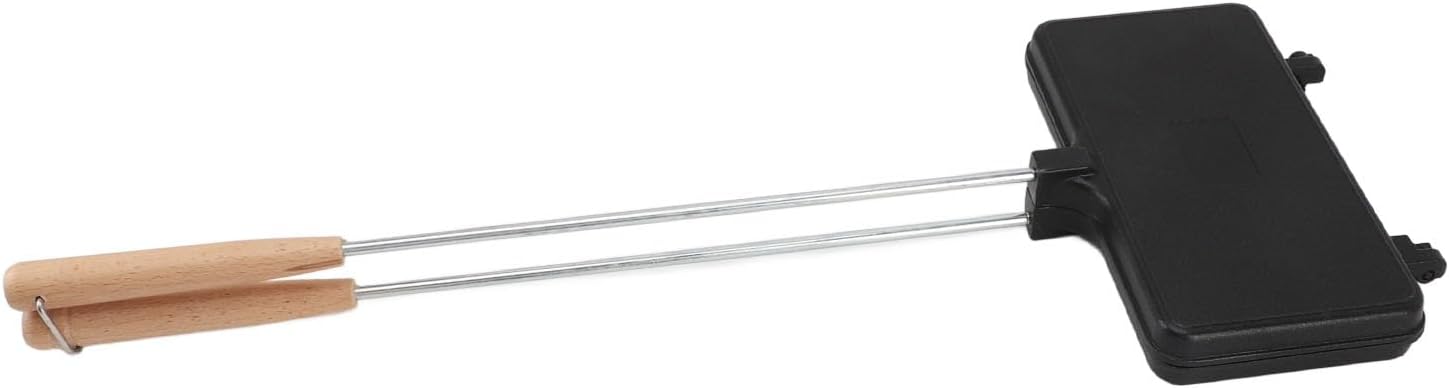 Grilling Pan Versatile Even Heat Rugged Sandwiches Grill Pan with Long Handle for Toasts