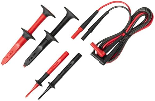 Fluke TL223-1SureGrip Juego de cables de prueba eléctrica con sondas de prueba aisladas SureGrip Fluke TL223-1SureGrip Juego de cables de prueba eléctrica con sondas de prueba aisladas SureGrip