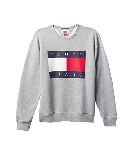 Tommy Hilfiger Men's Long Sleeve Logo Crewneck Sweatshirt2