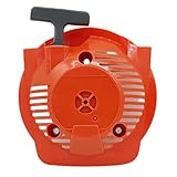 LZXQYMX リコイルスターターアセンブリ ハスクバーナ 525L 525LS 525LST 525RS用 プルコード付き 578992501 596249001 交換用 - ストリングトリマー用エンジンスターター