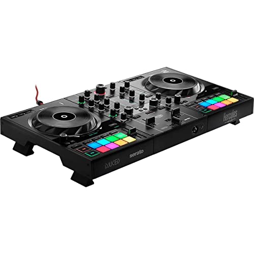 Hercules DJControl Inpulse 500: 2-deck USB DJ controller for Serato DJ and DJUCED (included)