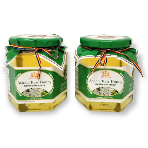 Belevini Miel Cruda de Acacia 500g (Pack de 2) miniatura 1