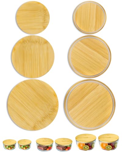 TERESRY Bamboo Wooden Lids