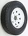 AWC Trlr Tire/Rim Assy White 13X4.5 5 On 4.5/175-80R13 C