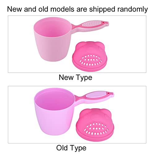 Image of Shampoo Pouring Cup, Shampoo Rinse Cup Waterfall Rinser Bath Kid Wash Hair Bathing Flusher ()