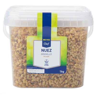 Nueces Premium METRO Chef - Variedades Seleccionadas para Cada Ocasión, Fantasticos Frutos Secos. (CUBO, Nuez Granillo Pelada (1kg))