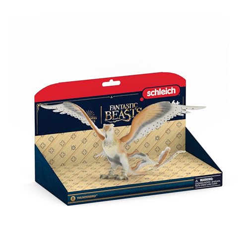 Ya en mundofriki.es: Schleich Harry Potter Fantastic Beasts | Ave del Trueno 14904 | Figura articulada con alas móviles | Figura Decorativa o Coleccionable | Idea de Regalo para niños Desde 6 años | 23 x 40 x 16 cm