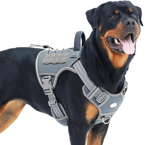 Image of AUROTH Dog Harness for Large Dogs, No Pull Tactical Dog Vest Heavy Duty
