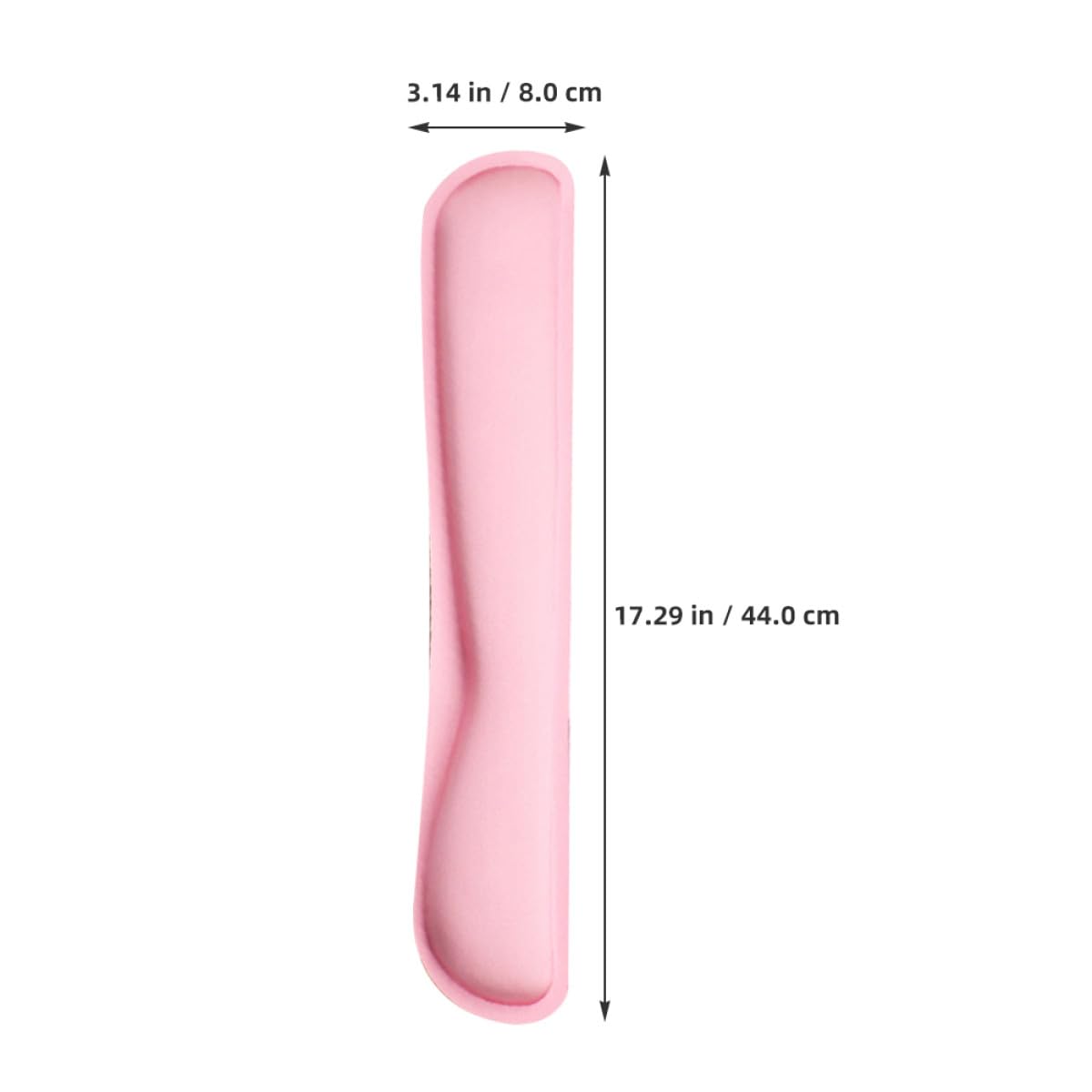 Mauspad 3-in-1 Satz mit Memory Schaum und Gummi, Rosa | Ergonomische Bogenform, Rutschfeste Unterseite, Präzise Positionierung für Laptop, Lernen und Lange Nutzung