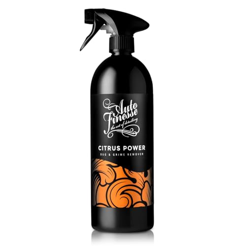 Auto Finesse Citrus Power Bug And Grime Remover 1 Litre – Automotive Car Care Cleaning Exterior Wash Clean Pre wash – Suitable for engine bay degreasing and cleaning