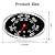 Grill Lid Thermometer, BBQ Temperature Gauge, Heat Indicator Replacement for Grill Master Nexgrill 720-0697, 720-0737,720-0830H, 720-0888 Grill Thermometers, Outdoor Cooking BBQ Temperature Gauge