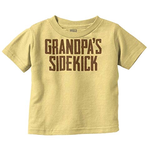 Grandpa Sidekick Cute Funny Grandkids Toddler Boy Girl T Shirt