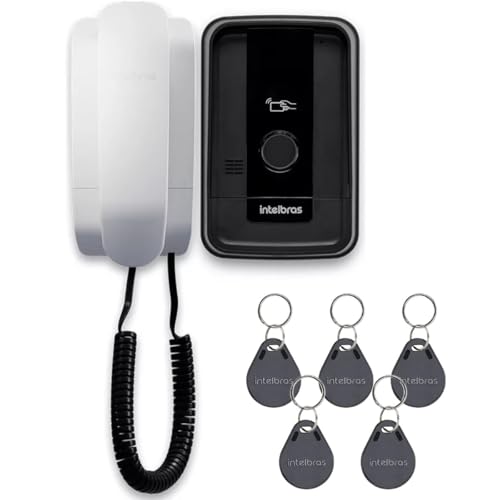 Interfone Porteiro Campainha Com Fio Intelbras Ipr 1010 Id Com 5 ...
