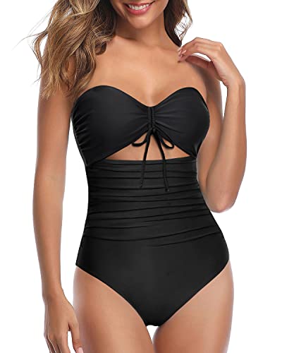 Holipick Women Tummy Control One Piece Swimsuits Strapless...