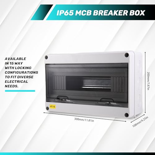 Boîte de jonction étanche HT 15WAY IP65 coffret de distribution extérieur