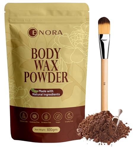 Image of ENORA Ndia'S First Bas /Barium Sulfide Free Herbal Hair Removal Wax Powder Safe For Face, Body & Bikini,Women,1 Count