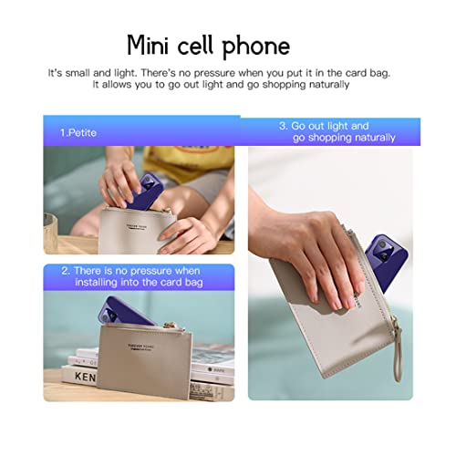 Rainbuvvy XS13 Pro Mini Smartphone 2,5" 3G Dual SIM Lila