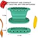 Paint Brush Cleaner Rinse Cup (All-in-One), Foldable Brushes Holder & Brush Cleaning Cup for Acrylic, Watercolor, and Water-Based Mediums, for Fine Art, Studio, Classroom(Green)