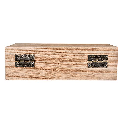 40 Pieces Jewelry Box Hinges Bronze Engraving Design - Hinge Repair Kit for Antique Box Hinge, Vintage Tool Box Hinge, Decorative Wooden Cases, Gift Boxes, Wine Boxes