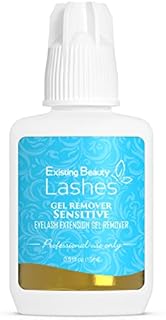 Sensitive Eyelash Extension Remover Gel For No Burn Eyelash Extension Glue Removal Fast Action Dissolves Even The Strongest False Lash Adhesive In 60 seconds by Existing Beauty Lashes 15 ml