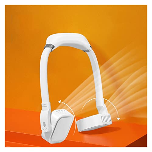 Fan New style Portable Mini Bladeless Fan Neck Fan 2000mAh USB Rechargeable Fan Mute Sports Rotatable Fans for Home… - Image 3