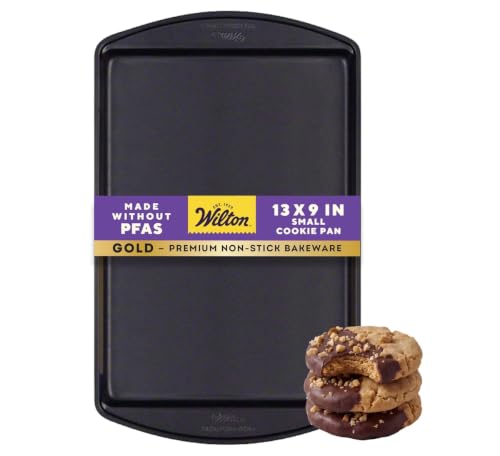 Wilton Gold Non-Stick Small Baking Sheet, Made Without PFAS, 13 x 9 in.