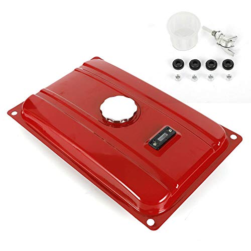 5 GALLON Generator Gas Tank Chrome Cap Gauge Petcock Universal Fuel Filter Tools Fits For EC2500 18.9 LIiter
