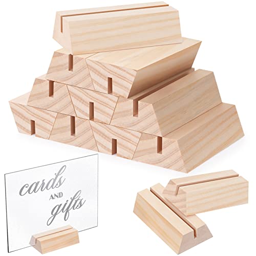 Support de table en bois pour fixer vos menus sans risquer de les faire tomber