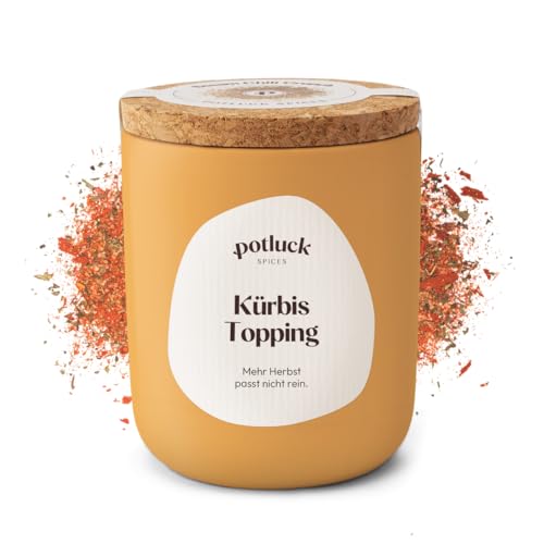 Potluck | Kürbis Gewürz | Würzmischung für Kürbisgerichte | 80g im Keramiktopf