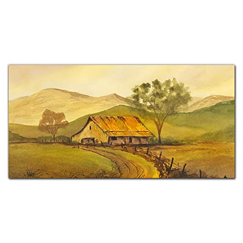 Tableau montagne nature pour s'évader à la maison décoration murale sur toile Coloray 140x70