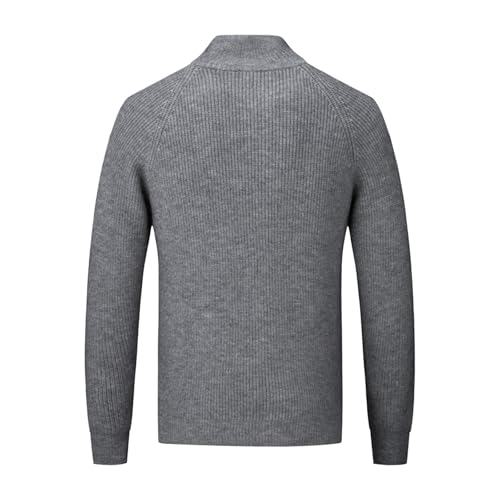 Long Sleeve for Mens Winter Fall Neck Sweater Slim Tunics Crochet Knit Basic Mens 2025 Trendy4