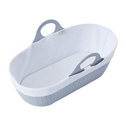 Tommee Tippee Cuna Moisés para bebé Sleepee, gris