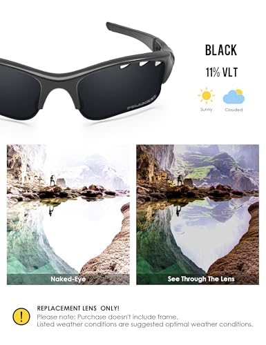 Image of BLAZERBUCK Replacement Lenses & Sock Kit for Oakley Flak Jacket XLJ Vented Sunglass
