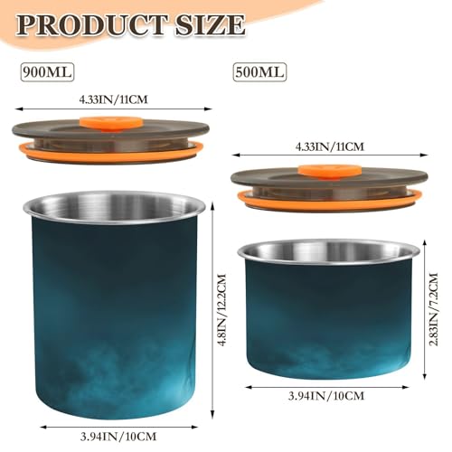 Blueangle Contenedor Hermético de Acero para Café 500ml miniatura 2