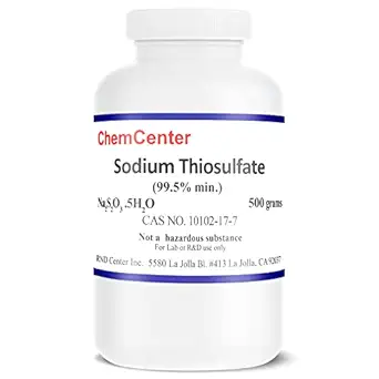 Sodium Thiosulfate, Fine Crystals, 99.5% min., 500 Grams (1.1 lb.)