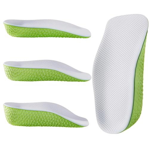 3 pares de plantillas para aumento de altura y soporte de arco