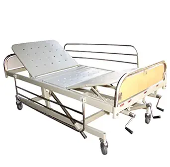 P.M.P.S. I.C.U Hospital Bed Deluxe Panel with Railing and 3 Way Movement for Hospital and Home- DIY- self Assembling Required