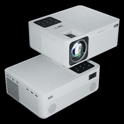 ZEBRONICS PIXAPLAY 58, Smart Projector, 12000 Lumens, 4K Support, 210 Inch Screen Size, Quad Core Processor, Bluetooth, HDMI, USB, WiFi, AUX, 1080p Native, APP Support, Miracast view 2