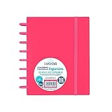 Cuaderno carchivo ingeniox din a5 100 hojas cuadricula rojo intense