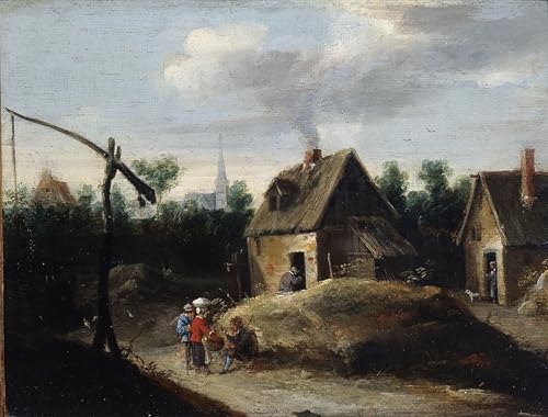 Impression Tableaux Graffiti Art Mural d'exception, œuvre Teniers le Jeune 60x90cm