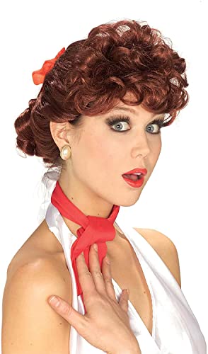 Rubies 1950s Housewife Auburn Wig for Adults, Women's No Size