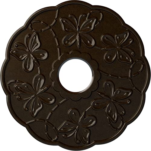 Image of Ekena Millwork CM17TSBZSDecorative Ceiling Medallions Modeled After Original Historical Patterns & Designs, Bronze