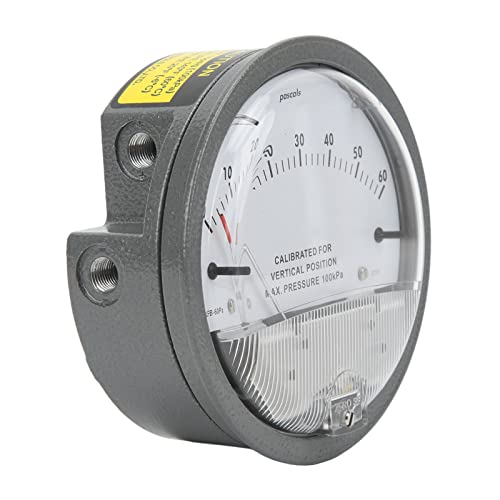 Aolidsive Differenzdruckmessgerät aus Aluminium und Kunststoff mit 5 Zubehörpaketen für Mikroelektronik, Luft- und Raumfahrt, HVAC, Intelligente Gebäude, Präzises Druckerkennungswerkzeug