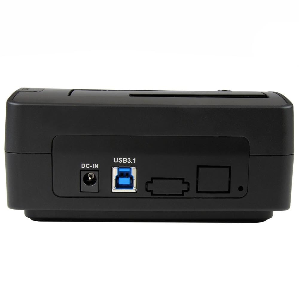 StarTech.com クレードル式2.5/3.5インチHDD/SSDドック USB 3.1 Gen 2(10Gbps)対応リーダーライター SATA 3.0 UASP対応 SDOCKU313 4-Bay USB to SATA Hard Drive Docking Station, USB 10Gbps