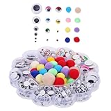 Photo Gallery tofficu occhi mobili artigianali per bambole set di adesivi in plastica con accessori per la creazione di bambole Photo Gallery tofficu occhi mobili artigianali per bambole set di adesivi in plastica con accessori per la creazione di bambole