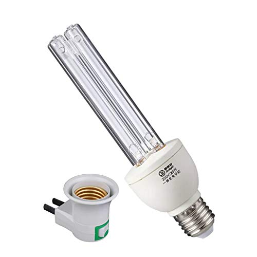 Preisvergleich Produktbild Desinfektionslampe Sterilisationslampe UV-Lampen E27 Antibakterielle UVC-Rate 100% Tragbares Desinfektionsmittel Desinfektionslicht Bewegtes Sterilisationslicht Für Den Haushalt 25 W - Ohne Ozon