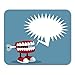 Produktbild Mousepad Computer Notepad Büro Witz Aprilscherz Tag Zähne Streich Blase Sprach Emotion Home School Game Player Computer Worker Inch