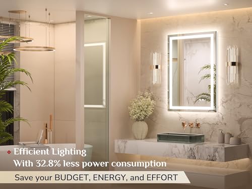 Luxury Bathroom Vanity with LED Mirror